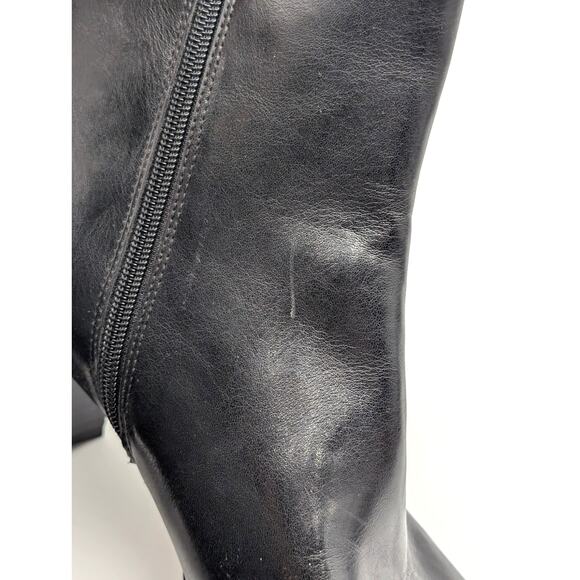 Nordstrom Rack Normandy Block Heel Bootie Women's Black Size US10M EU40.5 - Picture 13 of 15